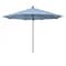 California Umbrella 11' Black Aluminum Market Patio Umbrella, Sunbrella Dolce Oasis 194061333501 - alternate 1